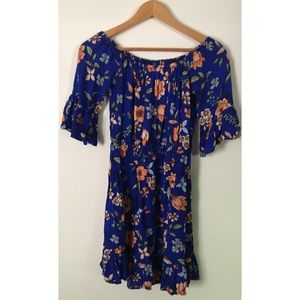 Electric floral dress